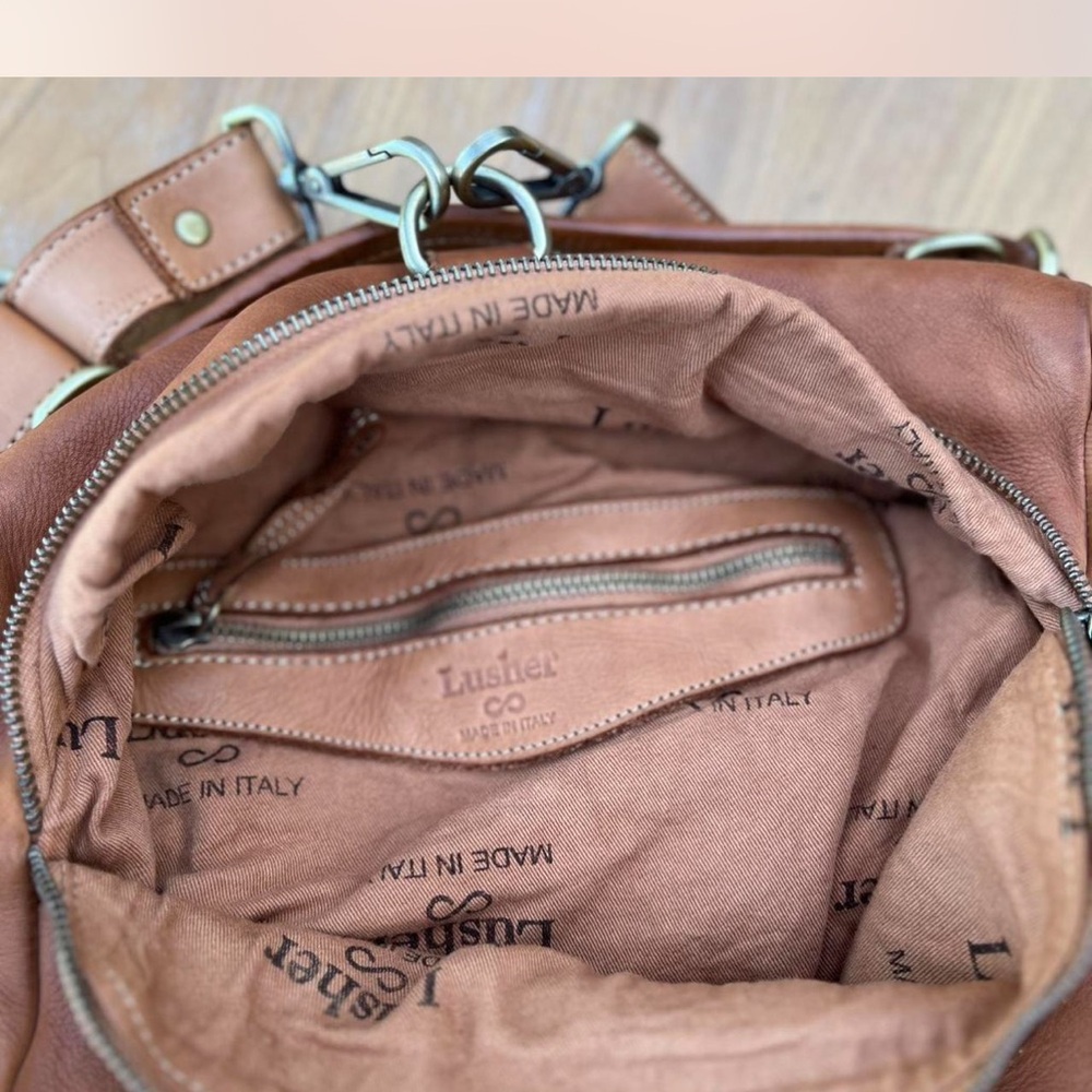 Lusher Tan Hobo Bag
